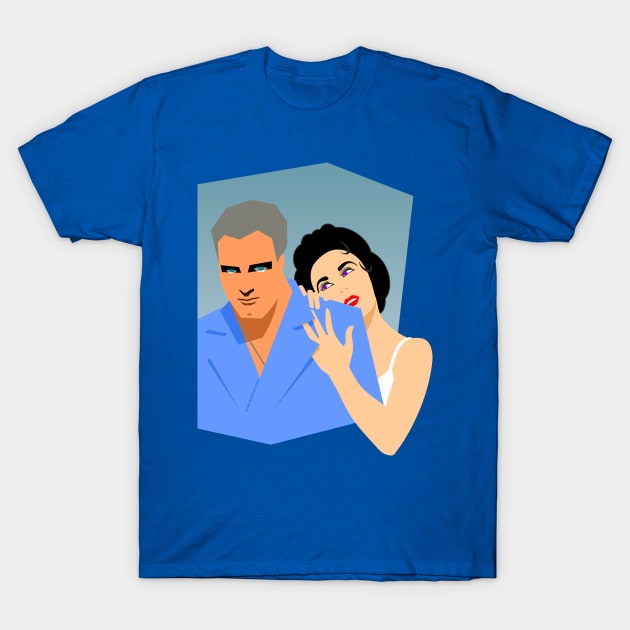 Cat on a hot tin roof T-Shirt by tuditees